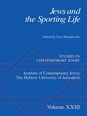 cover image of Jews and the Sporting Life